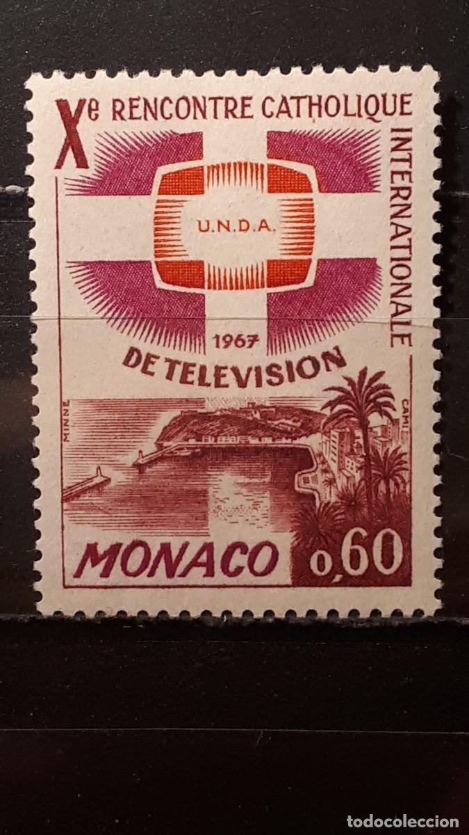 Sellos: M&Oacute;NACO. A&Ntilde;O 1966. **. YVERT 706 - Foto 1