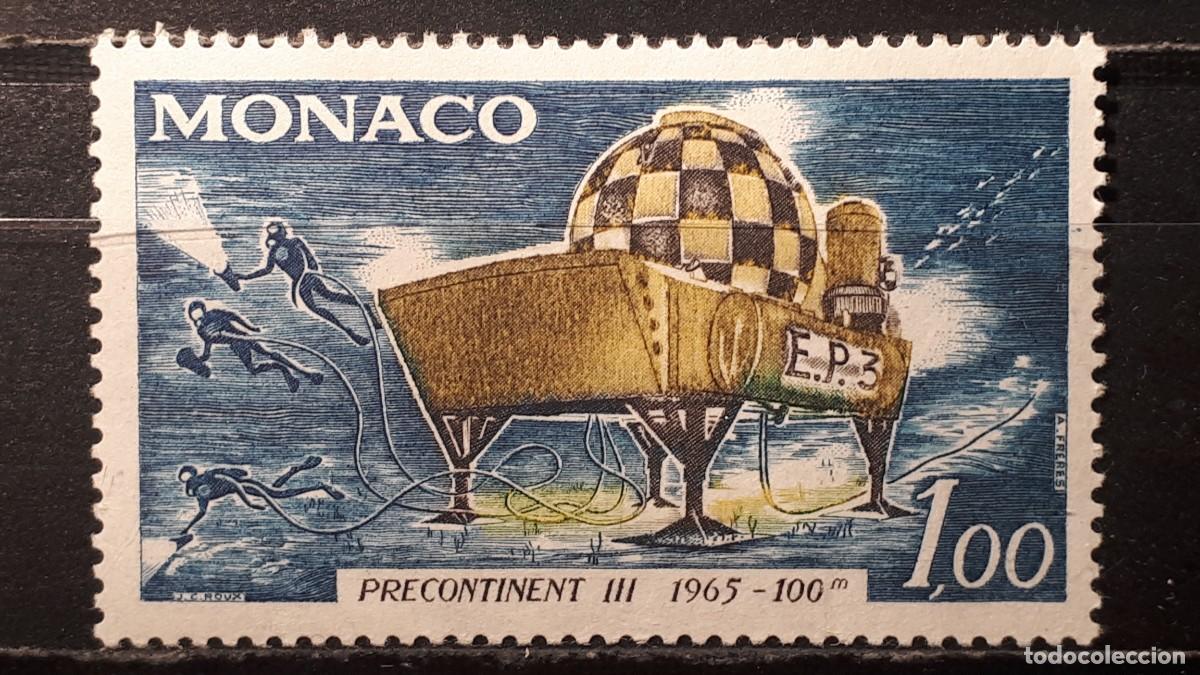 Sellos: M&Oacute;NACO. A&Ntilde;O 1966. **. YVERT 705 - Foto 1