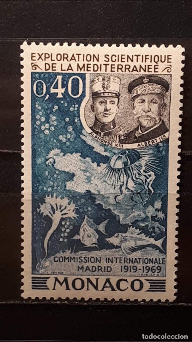 Sellos: M&Oacute;NACO. A&Ntilde;O 1969. **. YVERT 805 - Foto 1