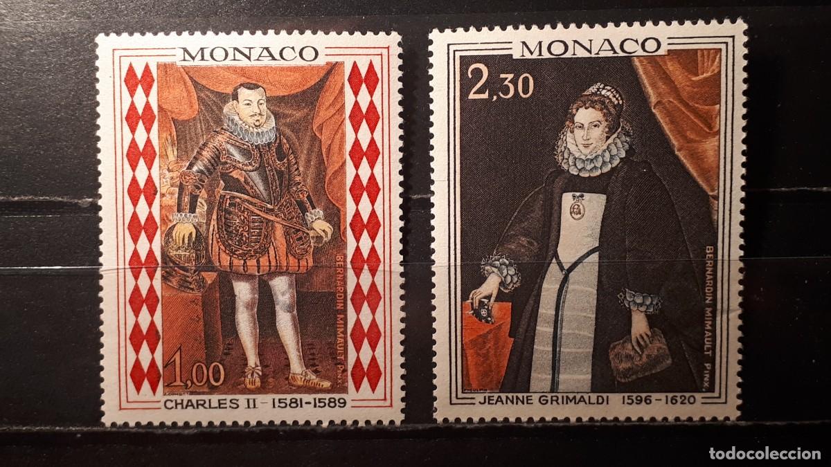 Sellos: M&Oacute;NACO. A&Ntilde;O 1968. **. YVERT 770/71 - Foto 1