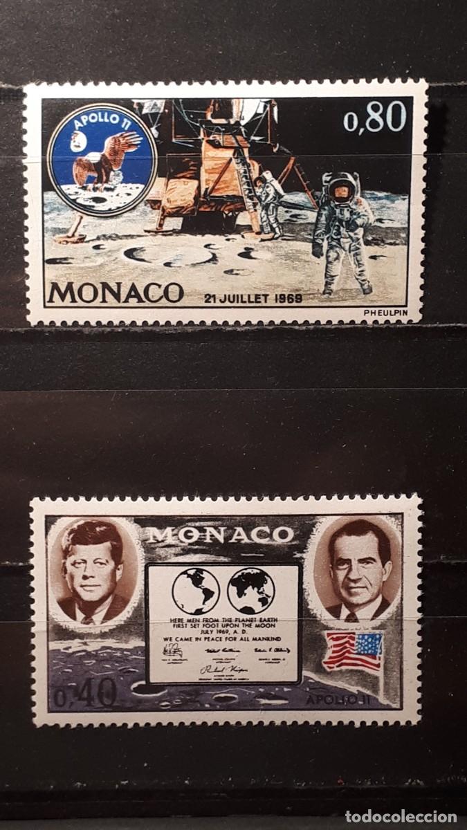 Sellos: M&Oacute;NACO. A&Ntilde;O 1970. **. YVERT 829/30 - Foto 1