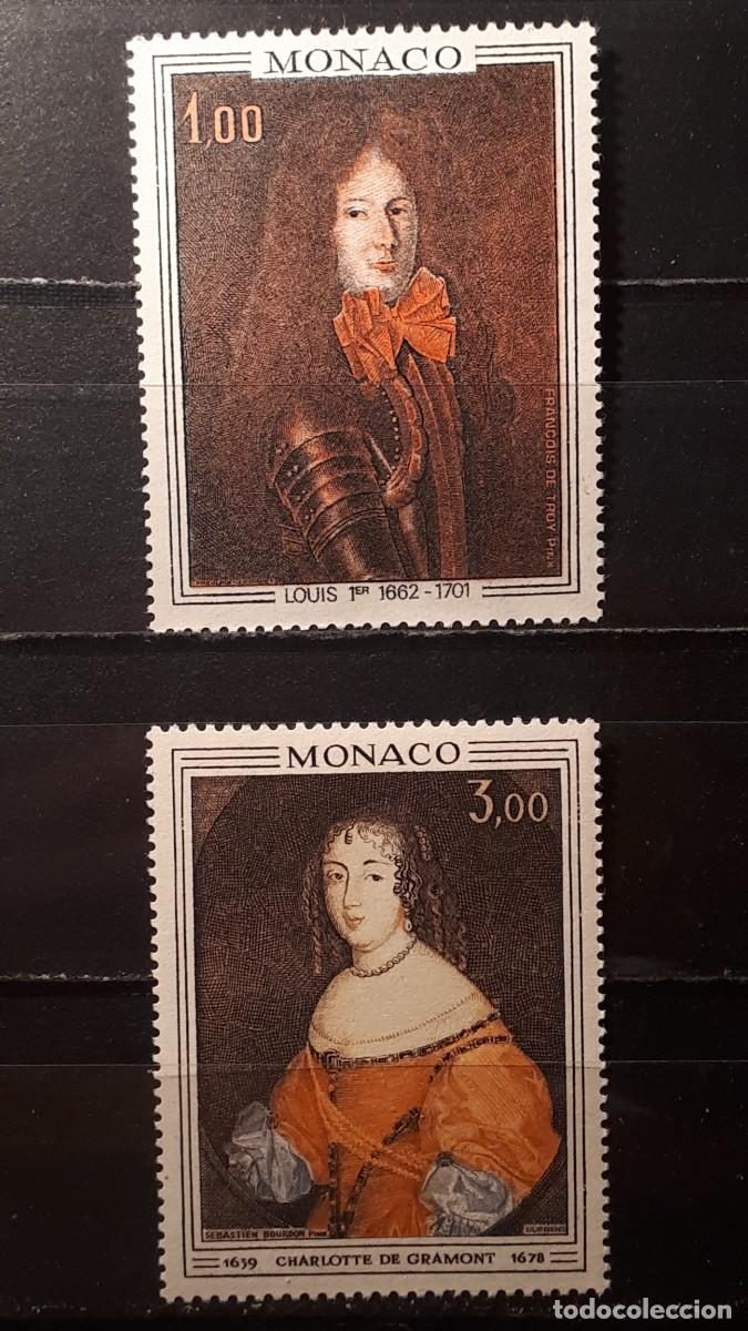 Sellos: M&Oacute;NACO. A&Ntilde;O 1970. **. YVERT 845/6 - Foto 1