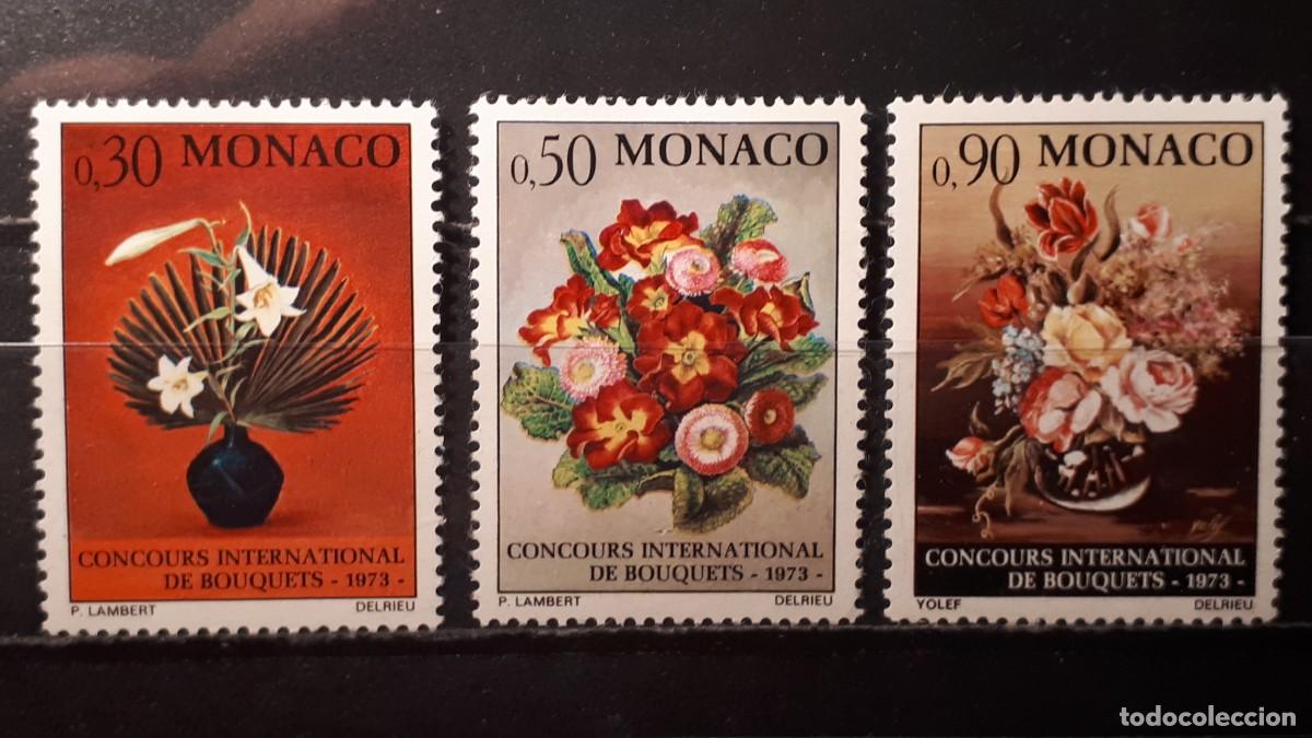 Sellos: M&Oacute;NACO. A&Ntilde;O 1972. **. YVERT 897/99 - Foto 1