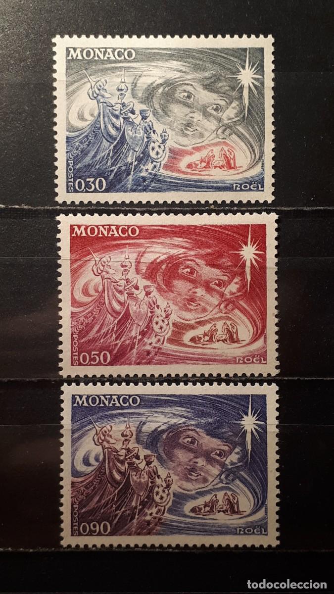 Sellos: M&Oacute;NACO. A&Ntilde;O 1972. **. YVERT 900/2 - Foto 1