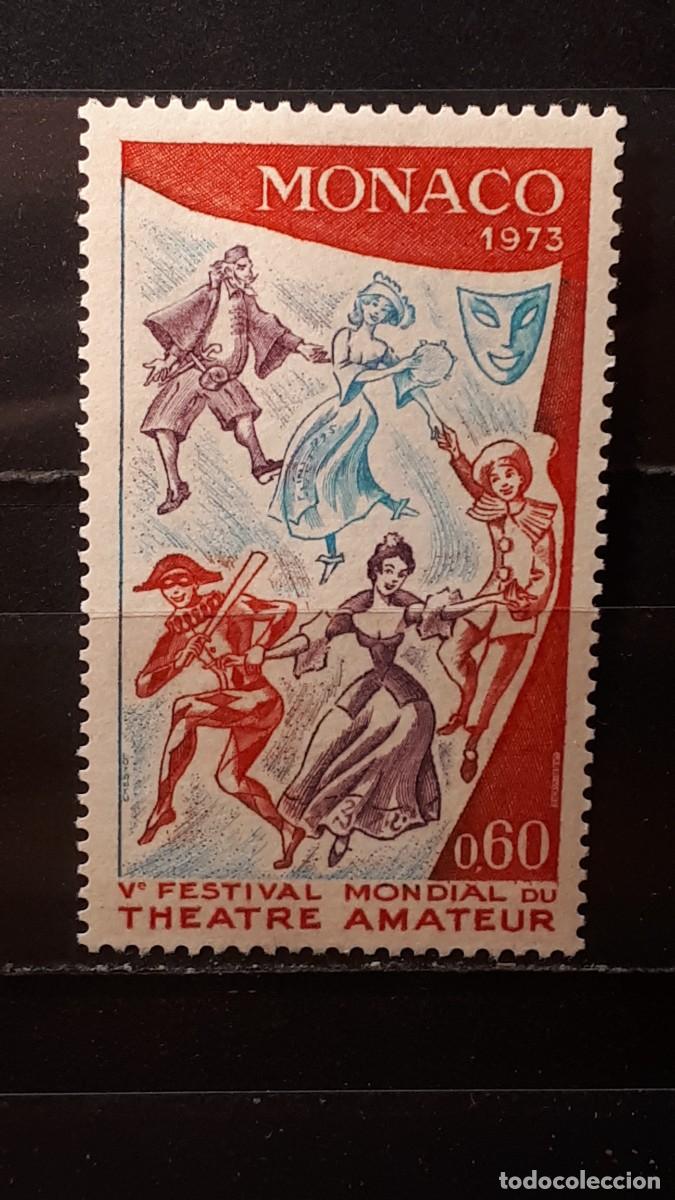 Sellos: M&Oacute;NACO. A&Ntilde;O 1973. **. YVERT 927 - Foto 1