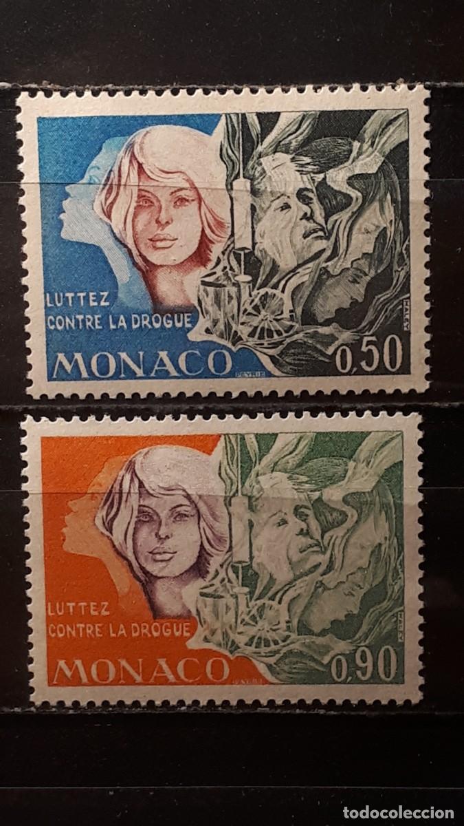 Sellos: M&Oacute;NACO. A&Ntilde;O 1973. **. YVERT 931/2 - Foto 1