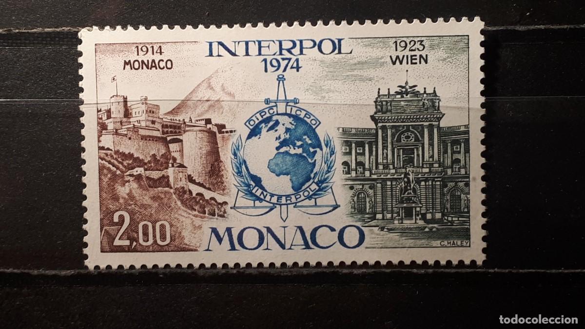Sellos: M&Oacute;NACO. A&Ntilde;O 1974. **. YVERT 966 - Foto 1