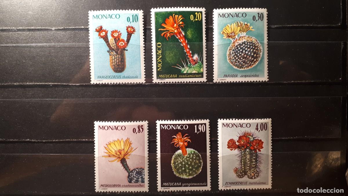 Sellos: M&Oacute;NACO. A&Ntilde;O 1974. **. YVERT 997/1002 - Foto 1