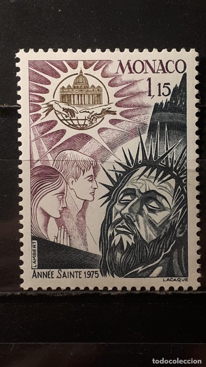 Sellos: M&Oacute;NACO. A&Ntilde;O 1975. **. YVERT 1015 - Foto 1