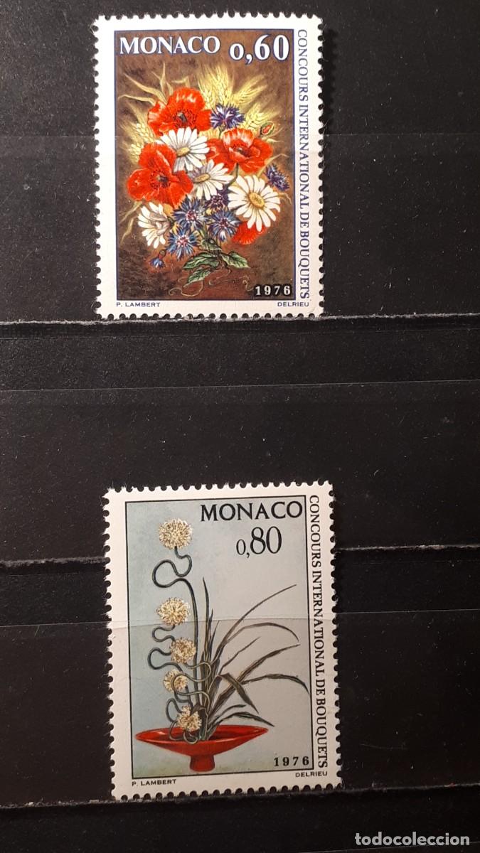 Sellos: M&Oacute;NACO. A&Ntilde;O 1975. **. YVERT 1035/6 - Foto 1