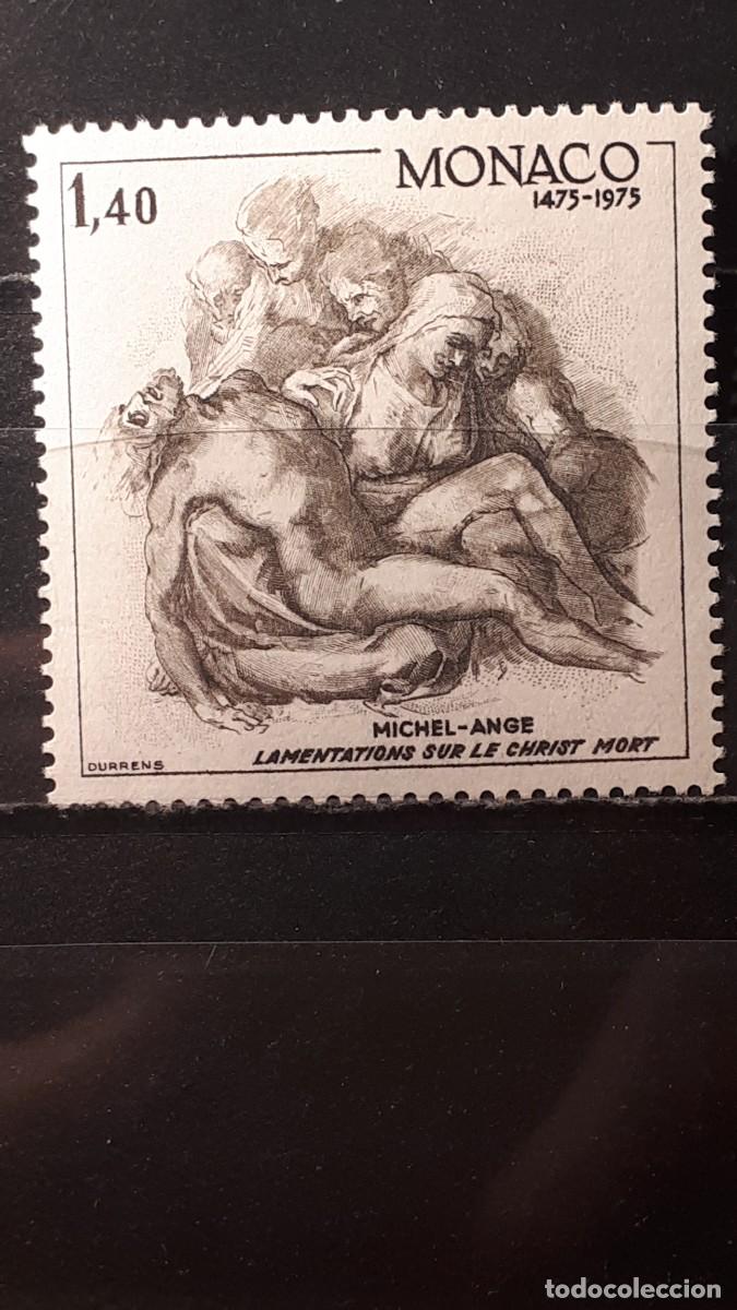 Sellos: M&Oacute;NACO. A&Ntilde;O 1975. **. YVERT 1034 - Foto 1