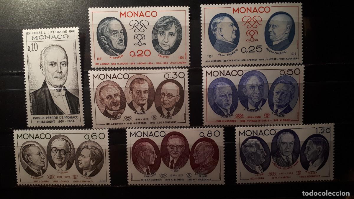 Sellos: M&Oacute;NACO. A&Ntilde;O 1976. **. YVERT 1043/50 - Foto 1