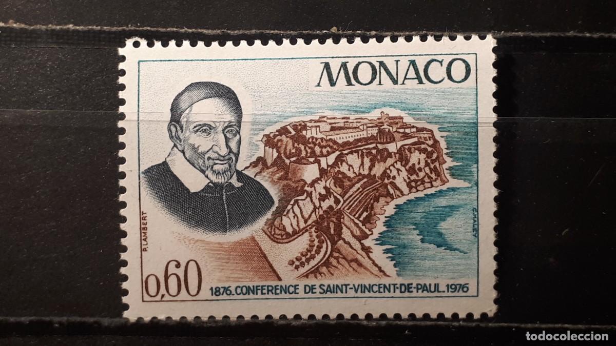 Sellos: M&Oacute;NACO. A&Ntilde;O 1976. **. YVERT 1067 - Foto 1