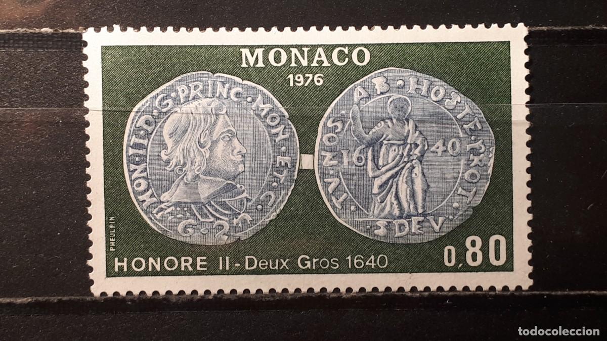 Sellos: M&Oacute;NACO. A&Ntilde;O 1976. **. YVERT 1069 - Foto 1