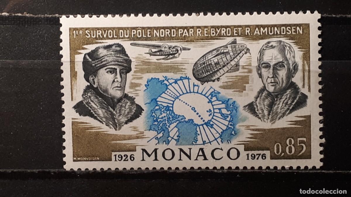 Sellos: M&Oacute;NACO. A&Ntilde;O 1976. **. YVERT 1070 - Foto 1