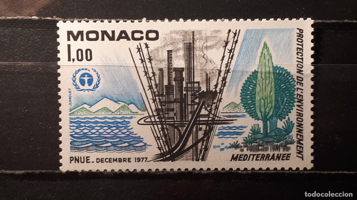 Sellos: M&Oacute;NACO. A&Ntilde;O 1977. **. YVERT 1117 - Foto 1