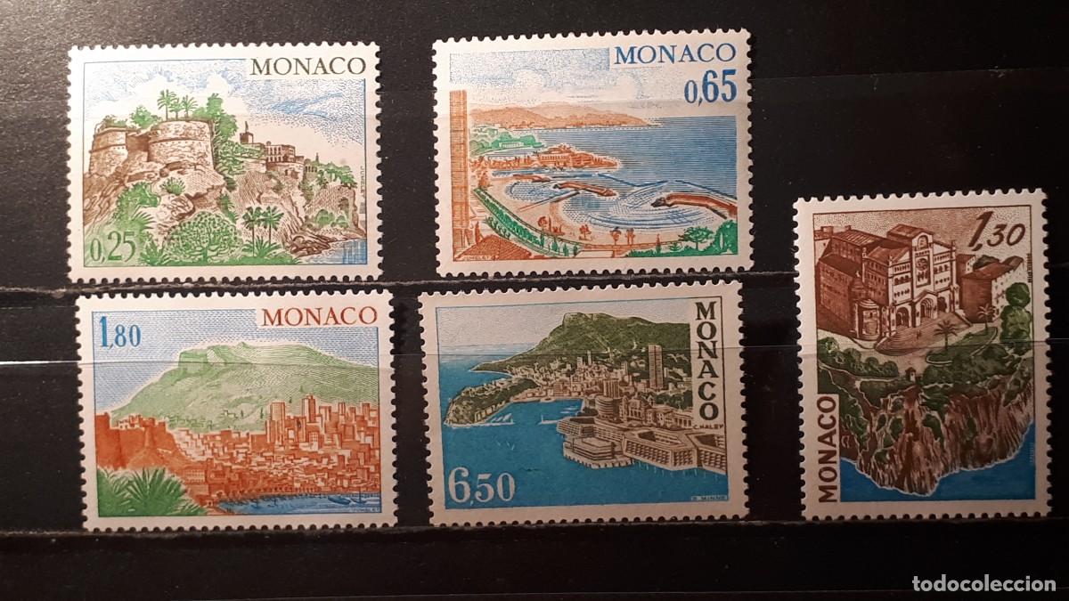 Sellos: M&Oacute;NACO. A&Ntilde;O 1978. **. YVERT 1147/51 - Foto 1