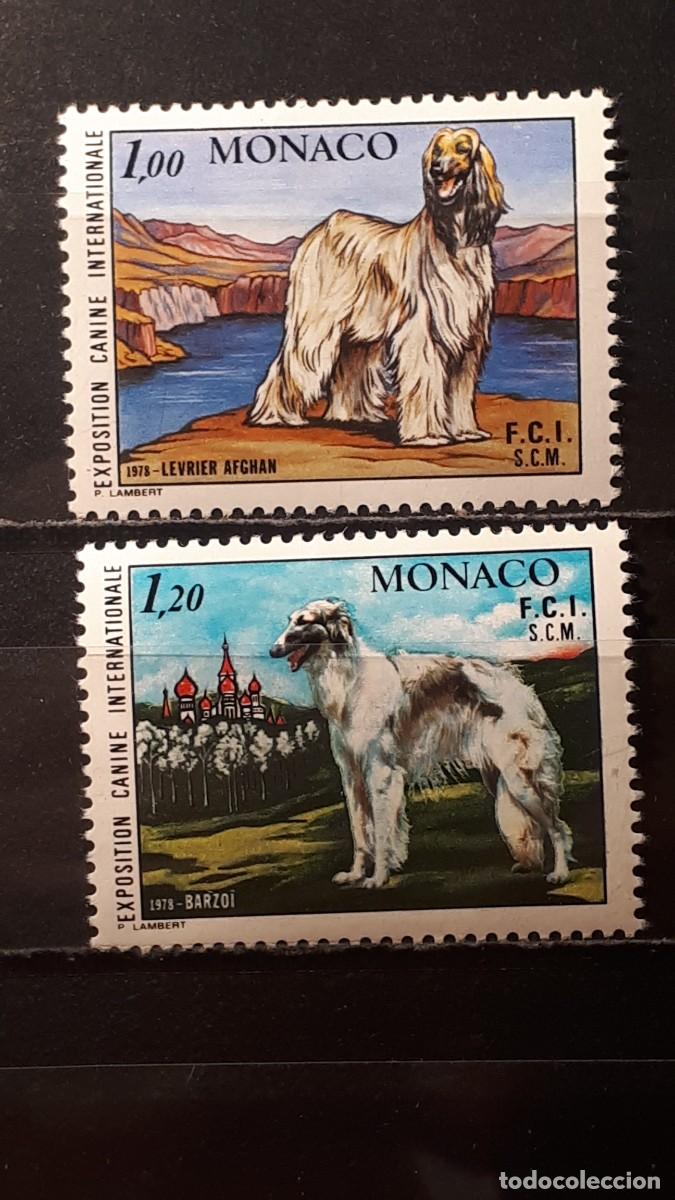 Sellos: M&Oacute;NACO. A&Ntilde;O 1978. **. YVERT 1163/4 - Foto 1