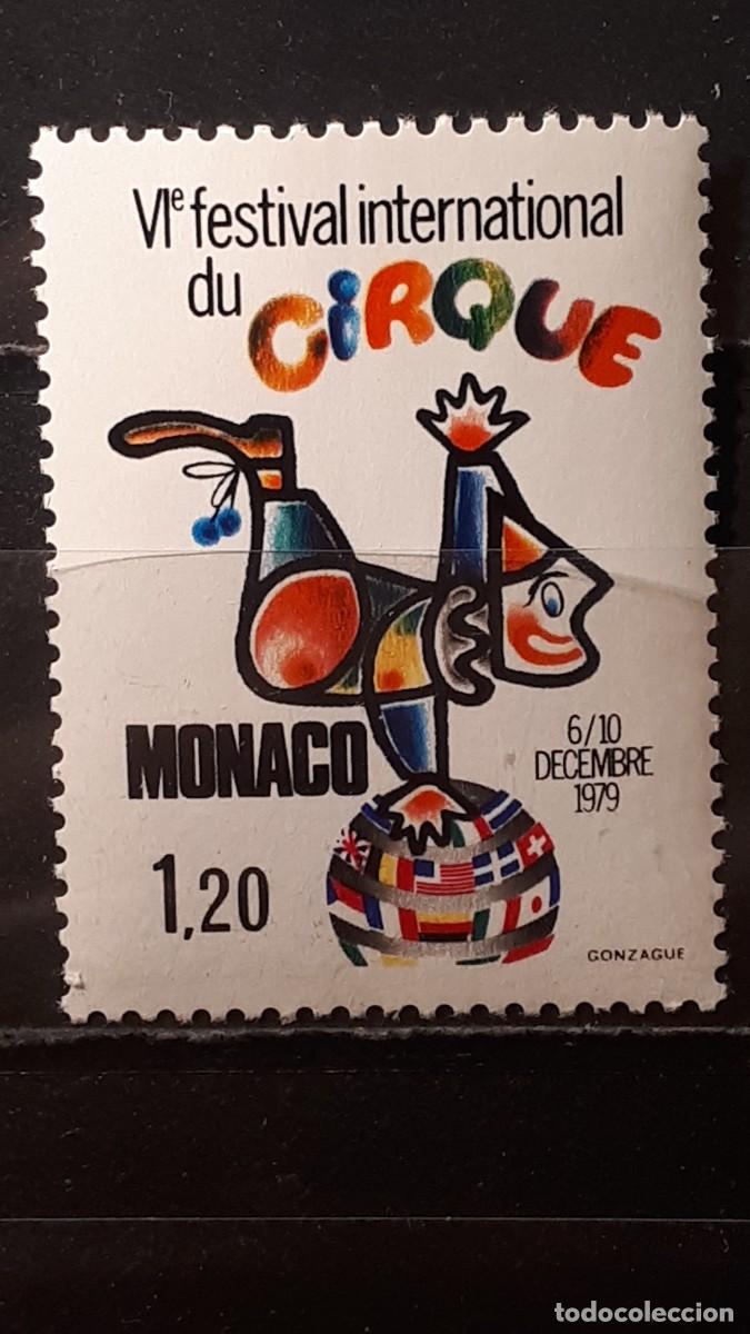 Sellos: M&Oacute;NACO. A&Ntilde;O 1979. **. YVERT 1201 - Foto 1