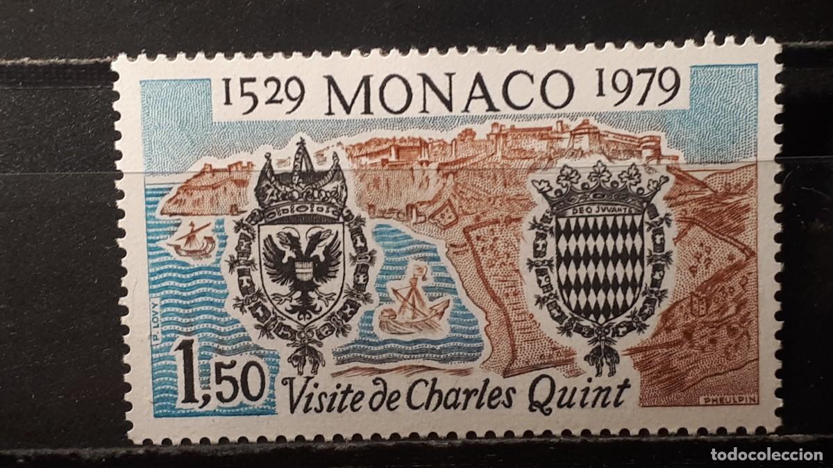 Sellos: M&Oacute;NACO. A&Ntilde;O 1979. **. YVERT 1207 - Foto 1