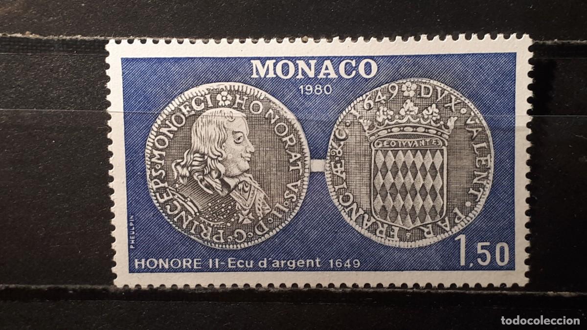 Sellos: M&Oacute;NACO. A&Ntilde;O 1980 **. YVERT 1231 - Foto 1