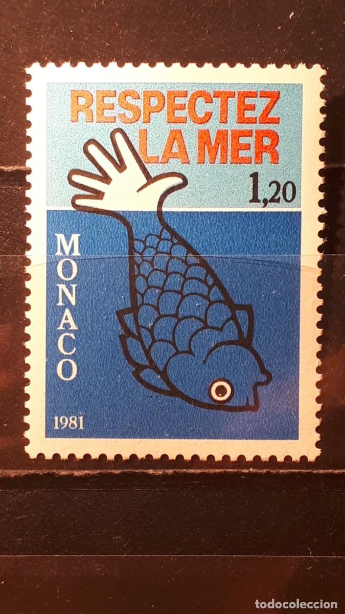 Sellos: M&Oacute;NACO. A&Ntilde;O 1981. **. YVERT 1264 - Foto 1