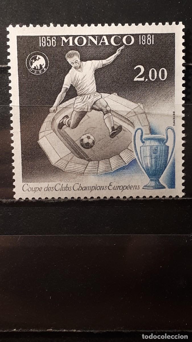 Sellos: M&Oacute;NACO. A&Ntilde;O 1981. **. YVERT 1275 - Foto 1