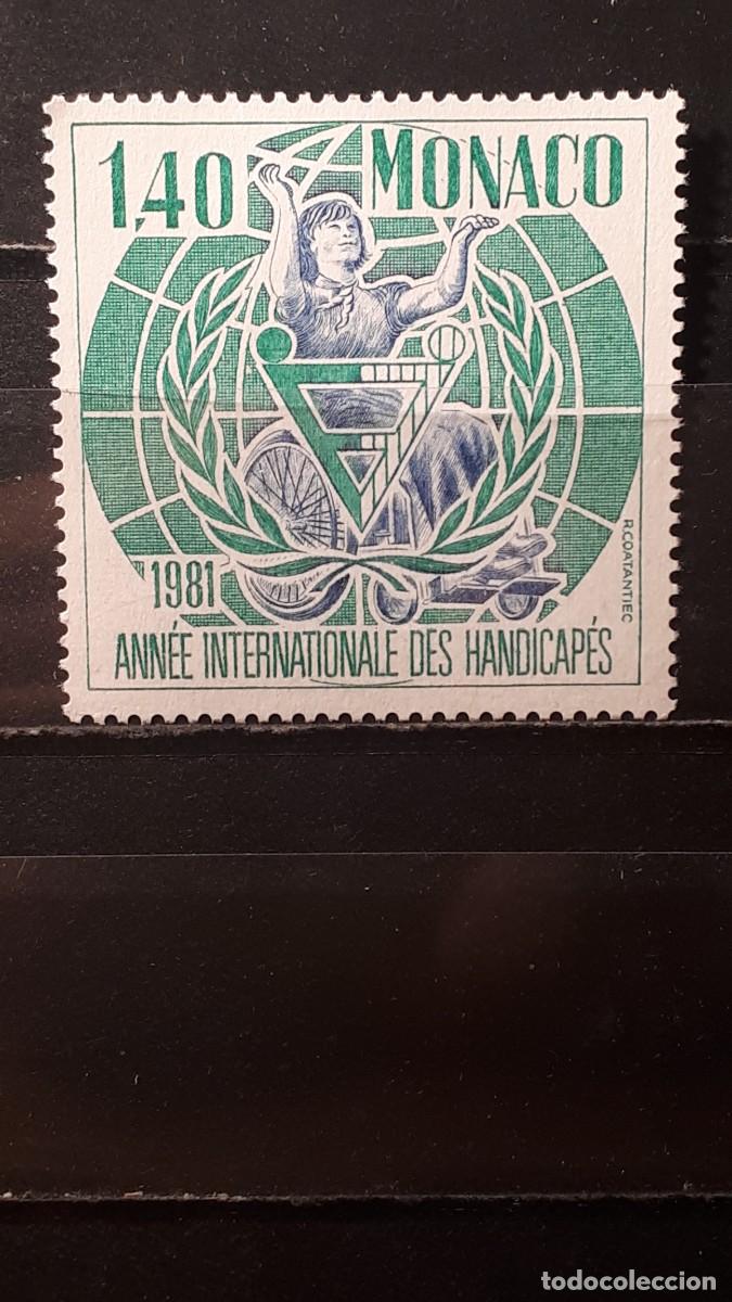 Sellos: M&Oacute;NACO. A&Ntilde;O 1981. **. YVERT 1276 - Foto 1