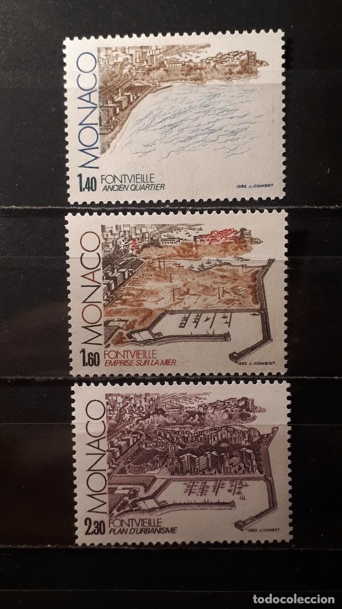 Sellos: M&Oacute;NACO. A&Ntilde;O 1982. **. YVERT 1324/6 - Foto 1