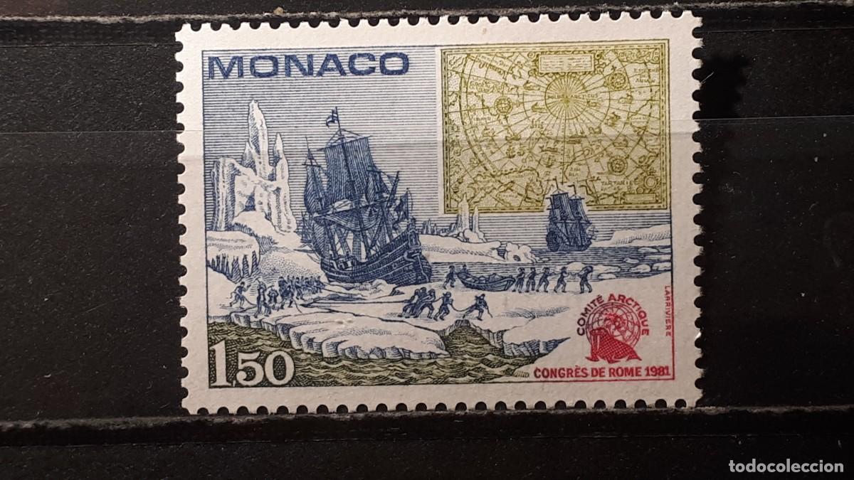 Sellos: M&Oacute;NACO. A&Ntilde;O 1981. **. YVERT 1301 - Foto 1