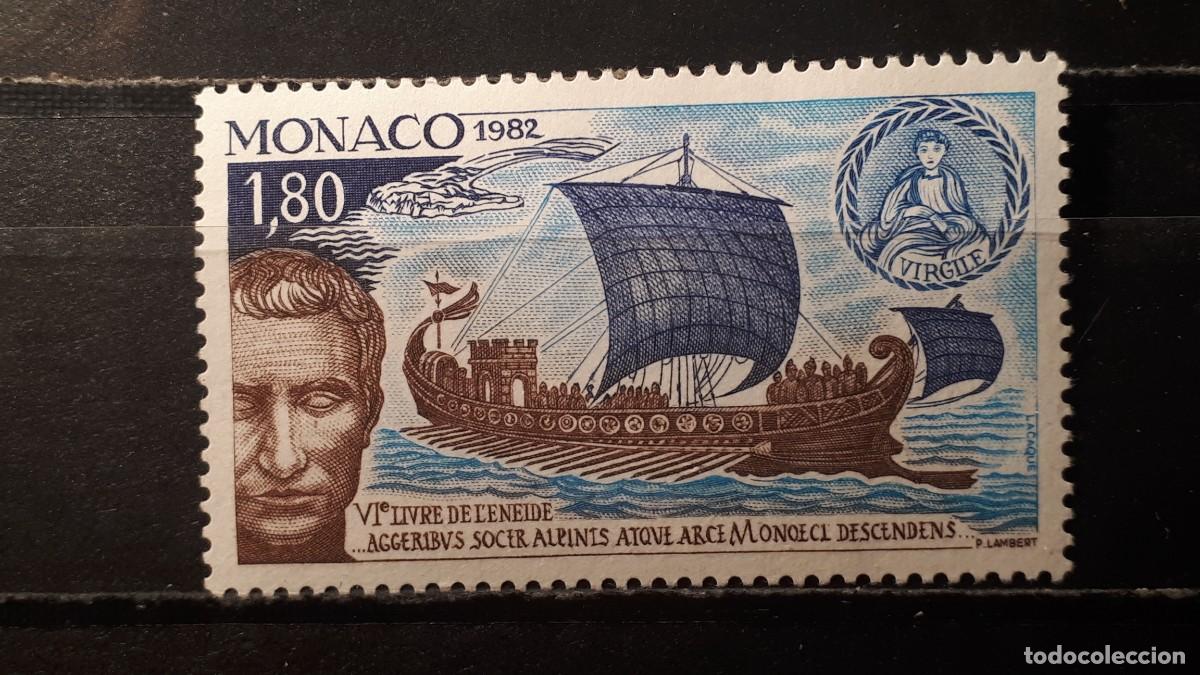 Sellos: M&Oacute;NACO. A&Ntilde;O 1982. **. YVERT 1357 - Foto 1