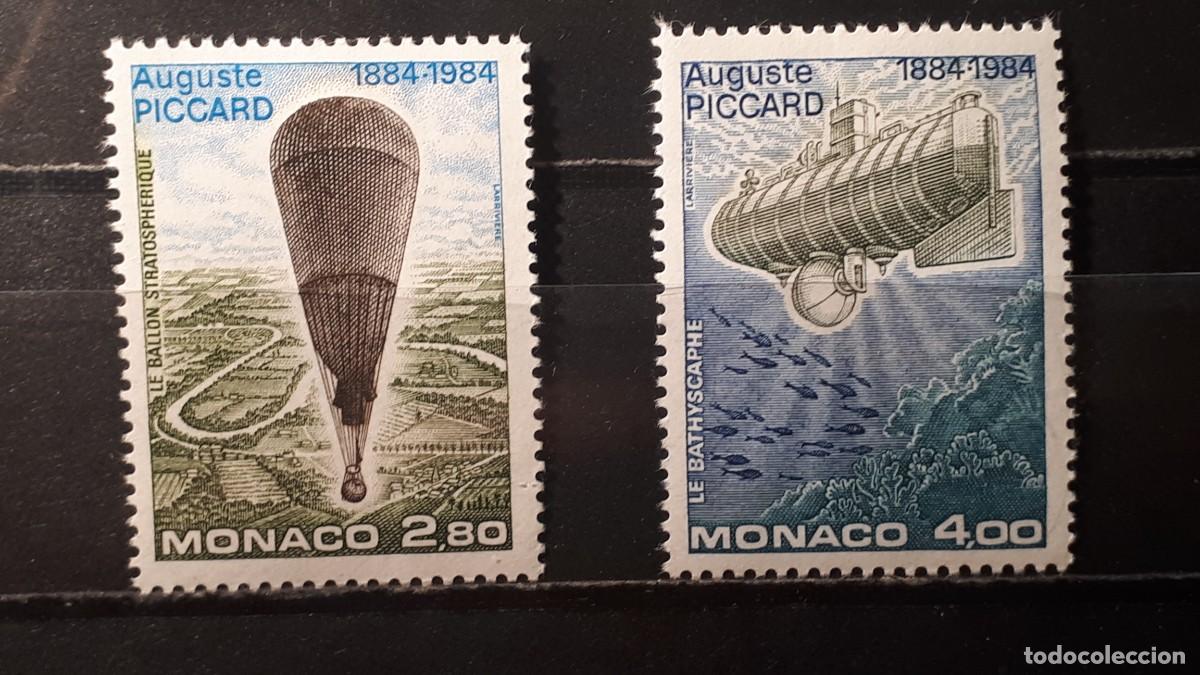 Sellos: M&Oacute;NACO. A&Ntilde;O 1984. **. YVERT 1427/8 - Foto 1