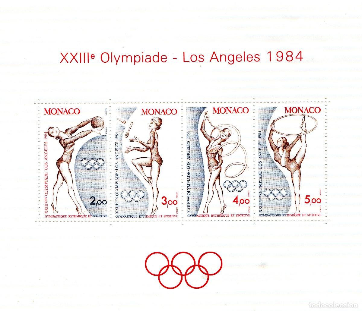 Sellos: MONACO 1984 STAMP MICHEL MC BL 25