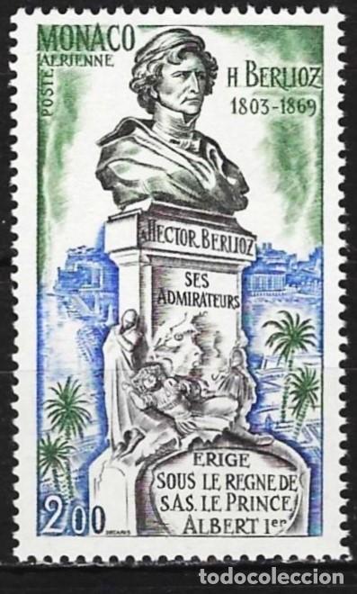 Sellos: Monaco 1969 - Mi 926 - YT Pa 93 - Hector Berlioz - MNH** ( A&eacute;reo )