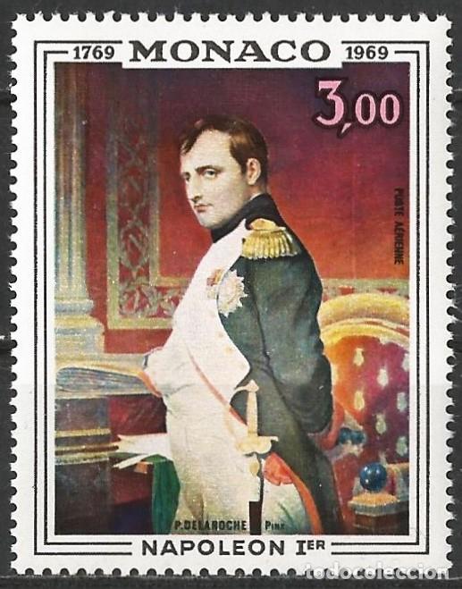 Sellos: Monaco 1969 - Mi 928 - YT Pa 94 - Napol&eacute;on Bonaparte - MNH** ( A&eacute;reo )