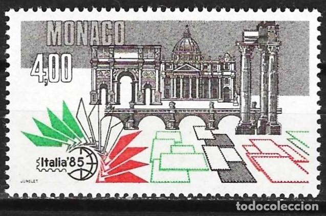 Sellos: Monaco 1985 - Mi 1712 - YT 1491 - Exposic&iacute;on filat&eacute;lica &rdquo; Italia 85 &rdquo; - MNH**