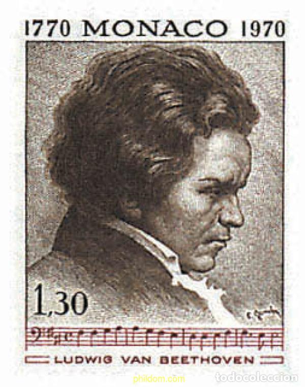 Sellos: 32404 MNH MONACO 1970 BICENTENARIO DEL NACIMIENTO DE BEETHOVEN