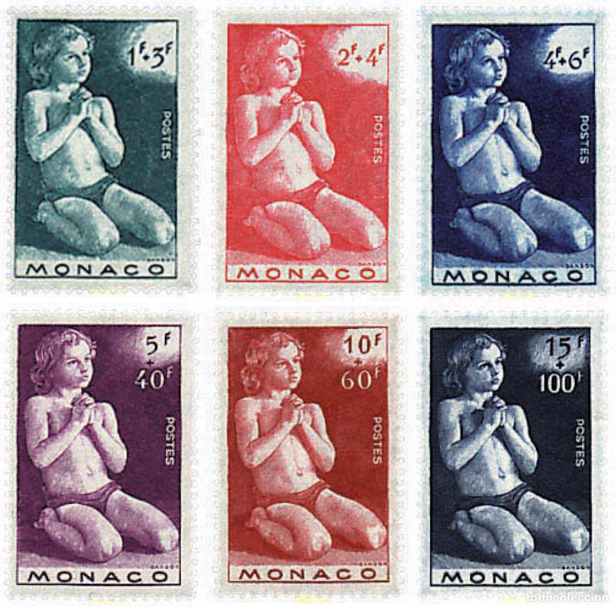 Sellos: 228875 MNH MONACO 1945 PRO OBRAS DE CARIDAD