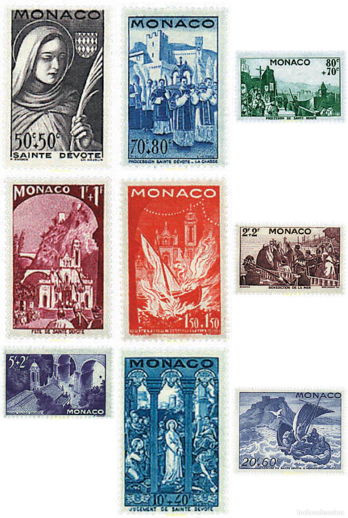 Sellos: 228874 MNH MONACO 1944 FIESTA DE SANTA DEVOTA