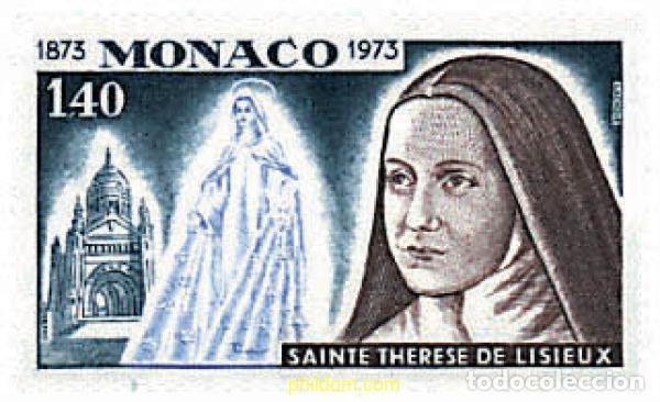 Sellos: 32691 MNH MONACO 1973 CENTENARIO DEL NACIMIENTO DE SANTA TERESA DEL NI&Ntilde;O JESUS