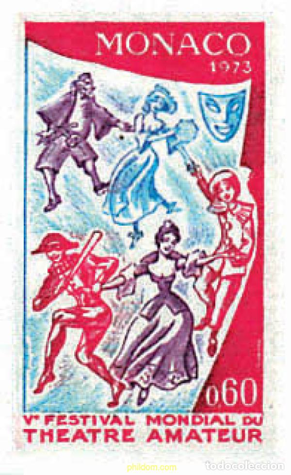 Sellos: 32692 MNH MONACO 1973 5 FESTIVAL DE TEATRO AMATEUR