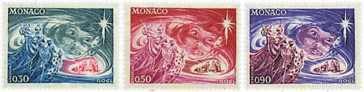 Sellos: 32413 MNH MONACO 1972 NAVIDAD