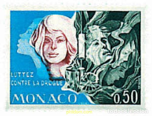 Sellos: 787854 MNH MONACO 1973 LUCHA CONTRA LA DROGA