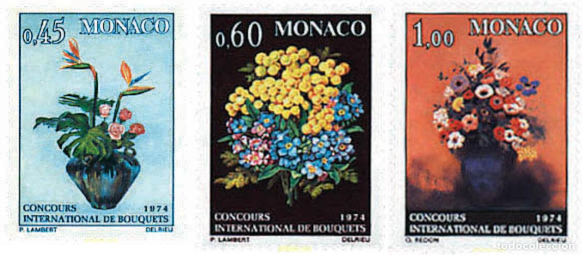 Sellos: 96920 MNH MONACO 1973 CONCURSO INTERNACIONAL DE RAMOS DE FLORES