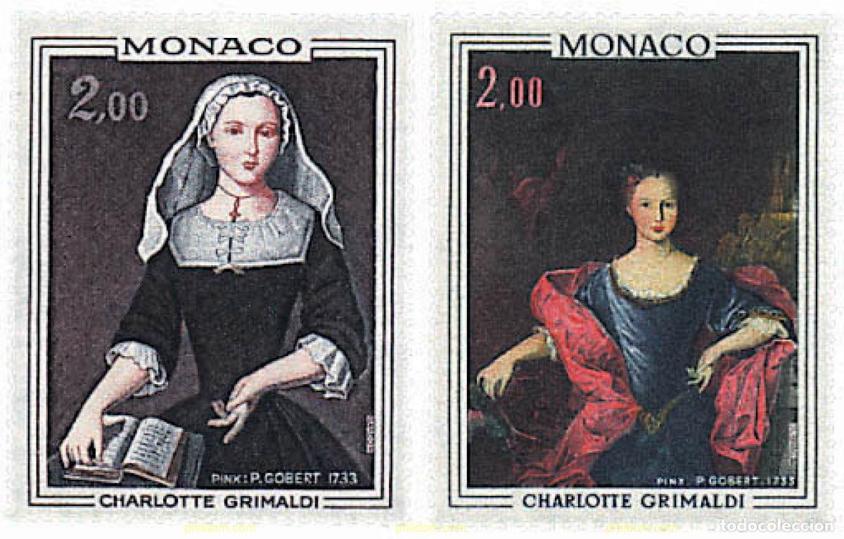 Sellos: 32366 MNH MONACO 1973 PRINCESA CARLOTA GRIMALDI, P. GOBERT