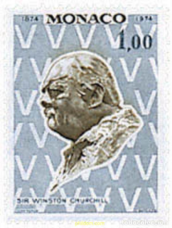 Sellos: 32860 MNH MONACO 1974 CENTENARIO DEL NACIMIENTO DE SIR WINSTON CHURCHILL
