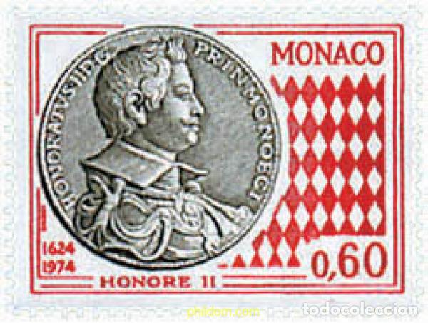 Sellos: 32862 MNH MONACO 1974 350 ANIVERSARIO DEL ARTE NUMISMATICO DE MONACO