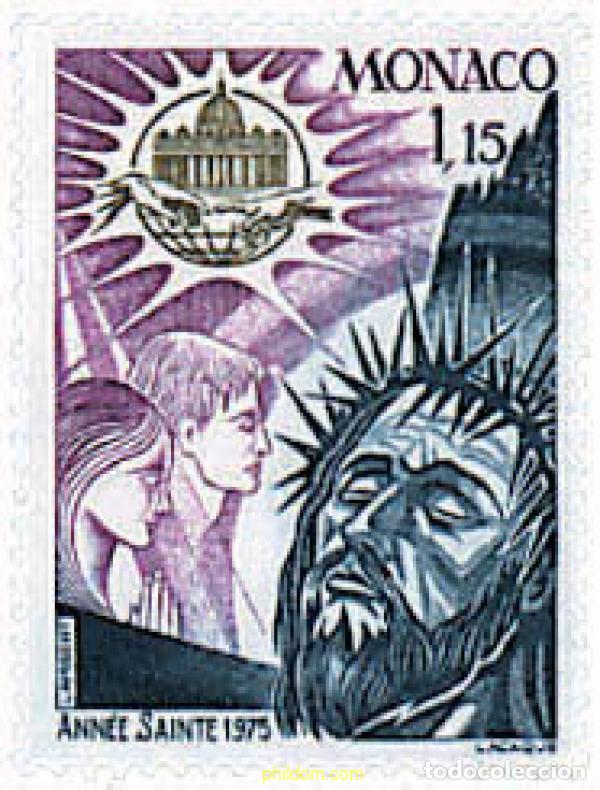 Sellos: 32694 MNH MONACO 1975 A&Ntilde;O SANTO