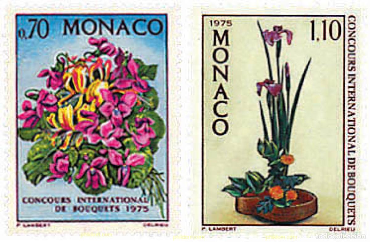 Sellos: 96922 MNH MONACO 1974 CONCURSO INTERNACIONAL DE RAMOS DE FLORES
