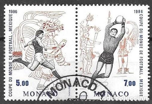 Sellos: SELLOS USADOS DE MONACO 1986, YT 1528/ 29